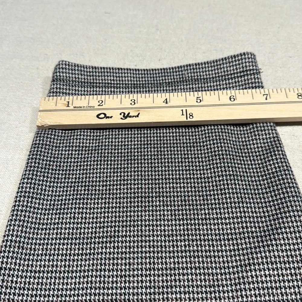 a new day Women’s Gray Patterned Pants - Size Medium- Gray, Black & Burgundy